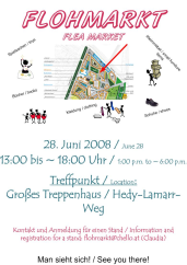 Flyer: Flohmarkt im Kabelwerk - 28. Juni, Groes Treppenhaus