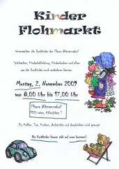 Flyer: Kinderflohmarkt Hort Altmannsdorf