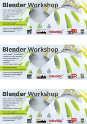 Blender Workshop im Palais Kabelwerk